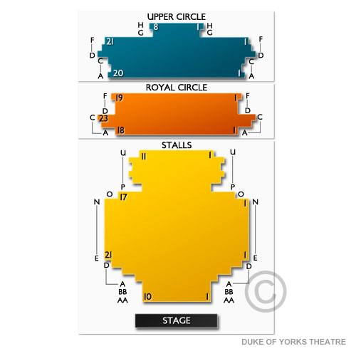 Duke of Yorks Theatre Venue Map