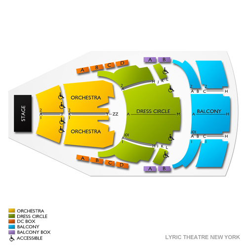 Harry Potter Cursed Child Seating Chart