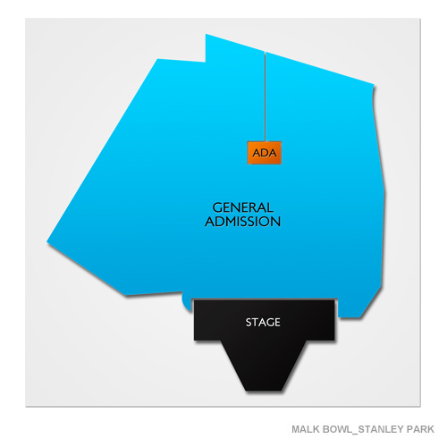 Malkin Bowl - Stanley Park Venue Map