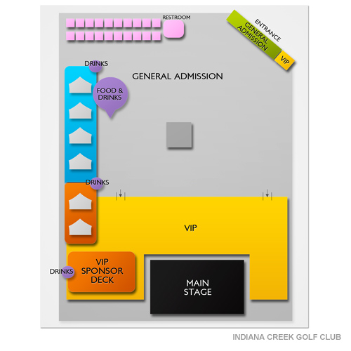 Indian Creek Golf Club Venue Map