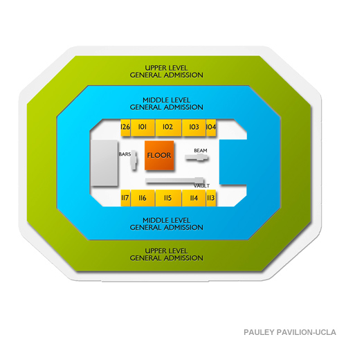 Pauley Pavilion Seating Chart