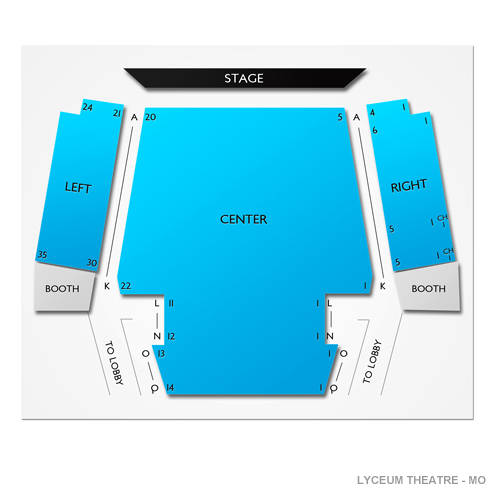 Lyceum Theatre - MO Venue Map