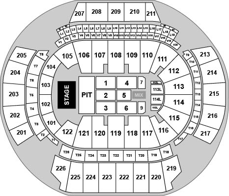 State Farm Arena Venue Map