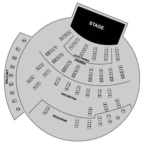 City Winery - Nashville Venue Map