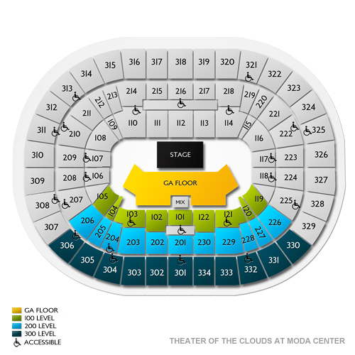 Theater of the Clouds at Moda Center Tickets