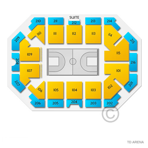 Td Arena Seating Chart