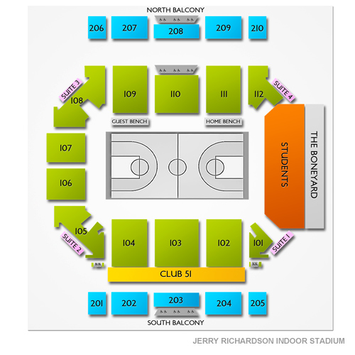 Unc Basketball Stadium Seating Chart