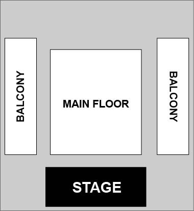 St. Andrews Hall Venue Map