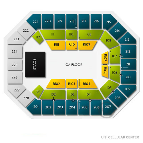 Seating Chart Alliant Energy Center