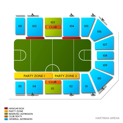 Hartman Arena Wichita Seating Chart