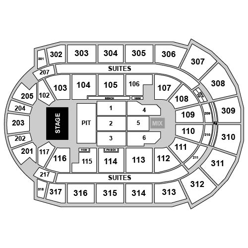 Canada Life Place Venue Map