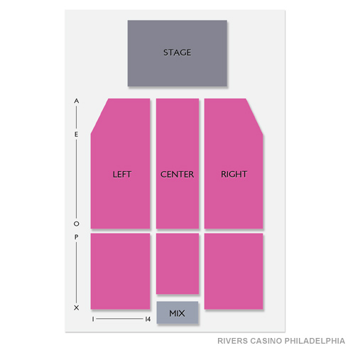 Rivers Casino Philadelphia Venue Map