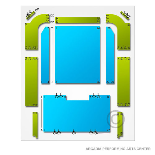 Venue seating map