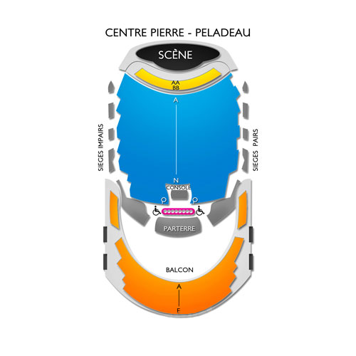 Centre Pierre-Peladeau Venue Map