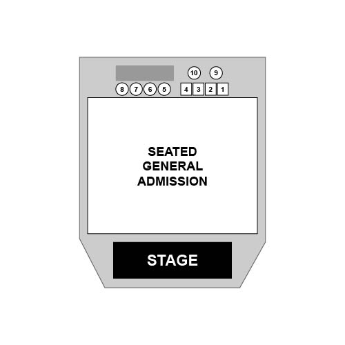 Crown Uptown Theatre Venue Map