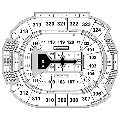 Scotiabank Arena Venue Map