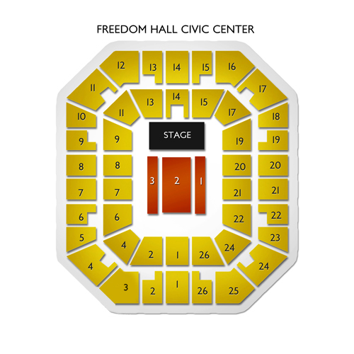 Freedom Hall Civic CenterTN Seating Chart Vivid Seats