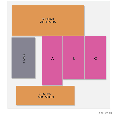 ASU Kerr Cultural Center Venue Map