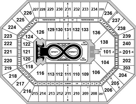 Target Center Venue Map