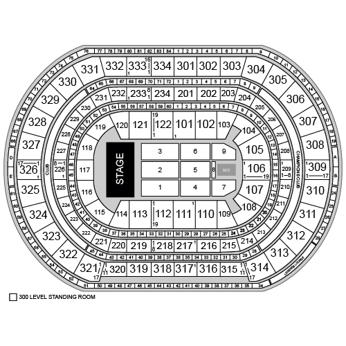 United Center Venue Map