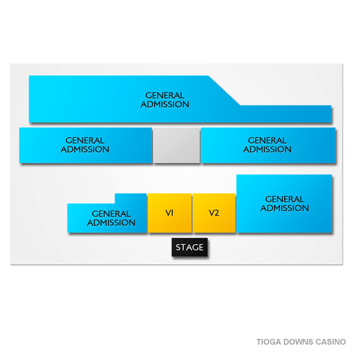 Tioga Downs Casino Venue Map