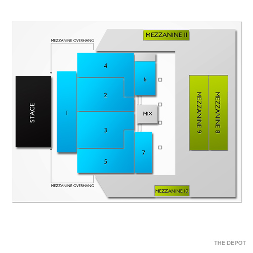 The Depot - UT Venue Map