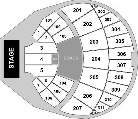 Coca-Cola Amphitheater Venue Map