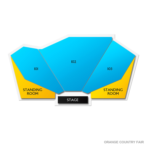 The Hangar at Orange County Fair and Exposition Center Venue Map