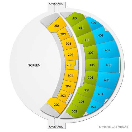 Sphere at The Venetian Resort Venue Map