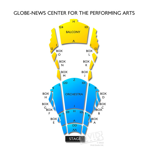 Amarillo Civic Center - Globe News Center Seating Chart | Vivid Seats