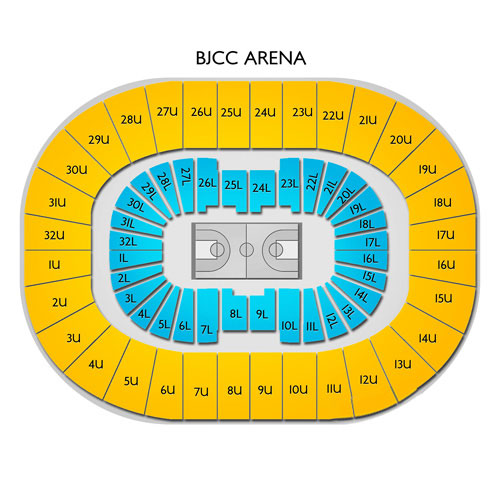 Legacy Arena Seating Chart Basketball