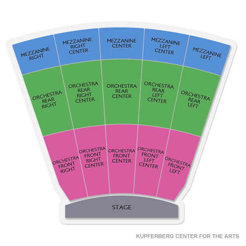 Kupferberg Center for the Arts Venue Map
