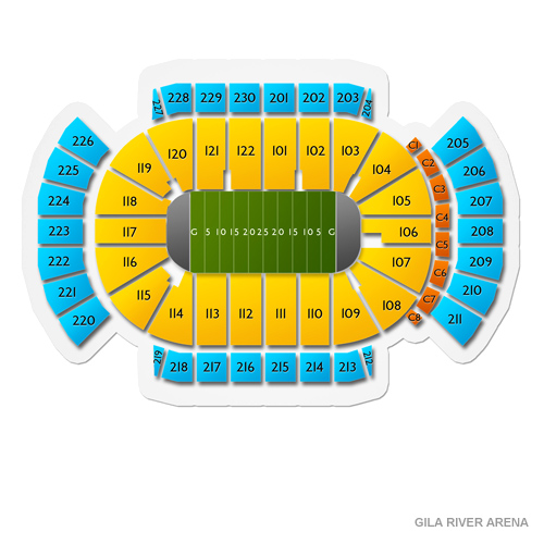 Gila River Stadium Seating Chart