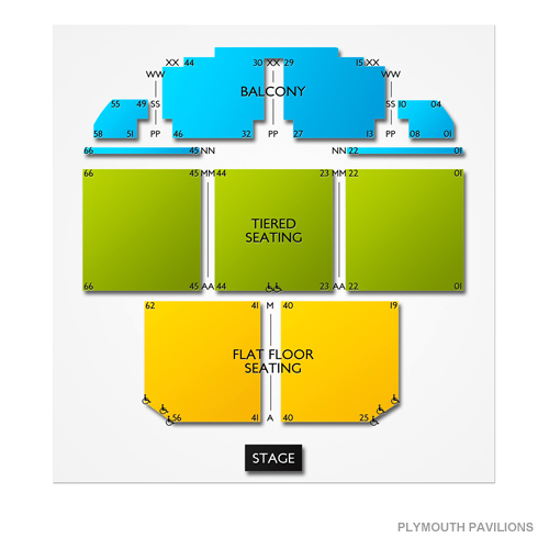 Plymouth Pavilions Venue Map