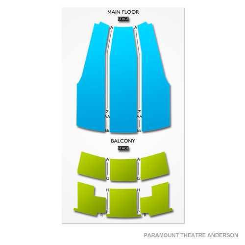Paramount Theatre Anderson Venue Map