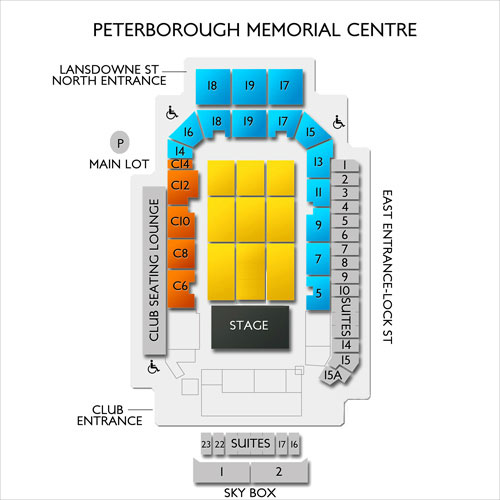 Peterborough Memorial Centre Seating Chart Vivid Seats