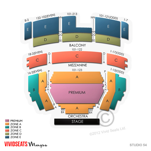 Studio 54 Tickets – Studio 54 Information – Studio 54 Seating Chart
