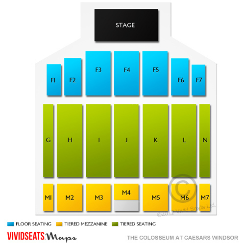 Caesars Windsor Colosseum Seating Chart