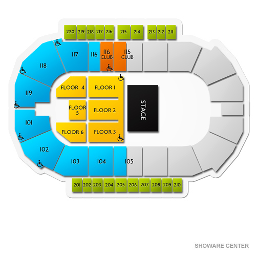 ShoWare Center Venue Map