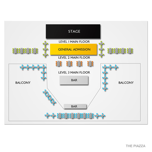 The Piazza Venue Map