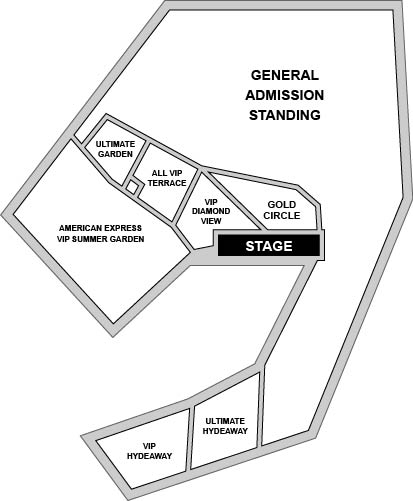 Hyde Park Venue Map