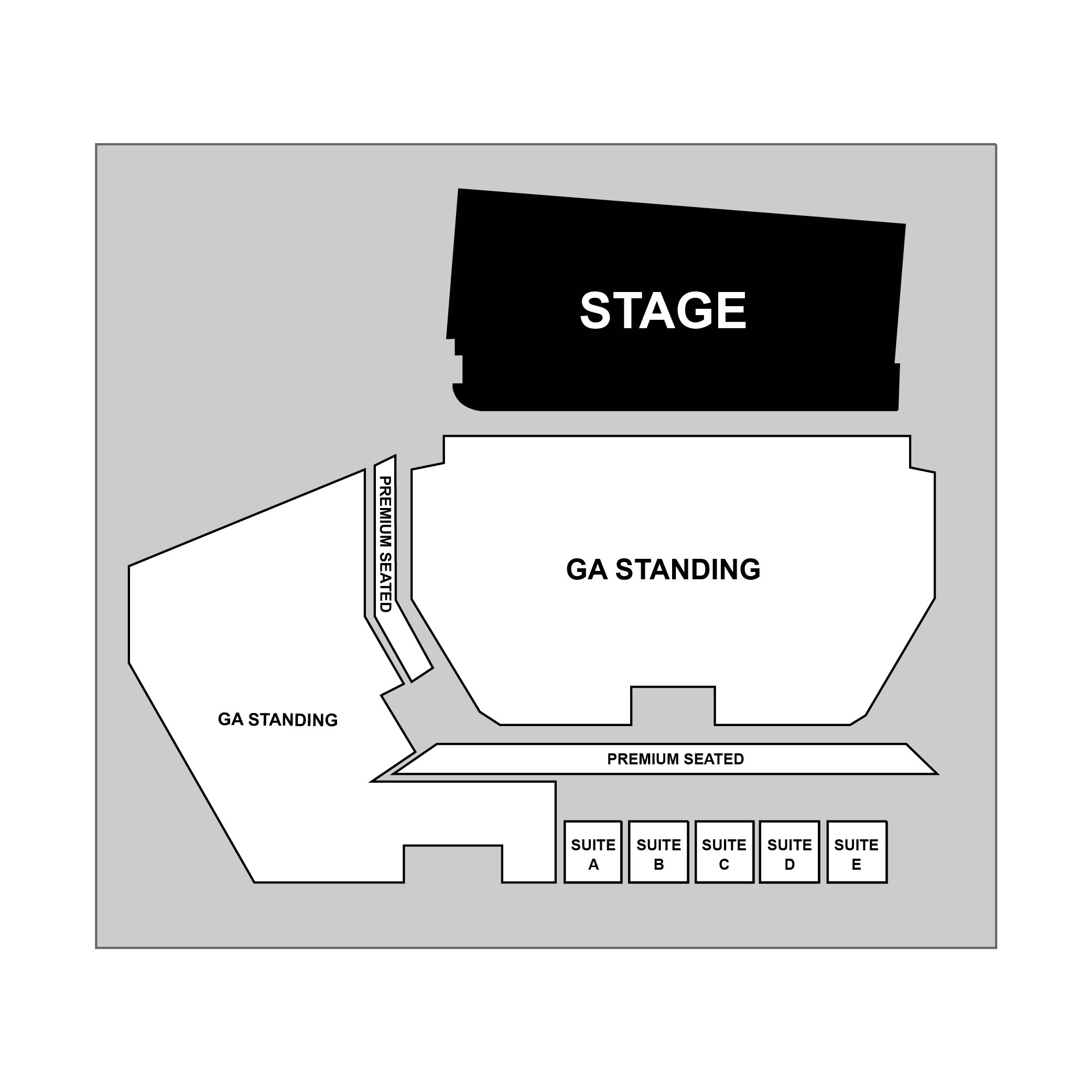 Longhorn Ballroom Venue Map