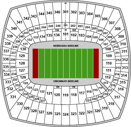 GEHA Field at Arrowhead Stadium Venue Map