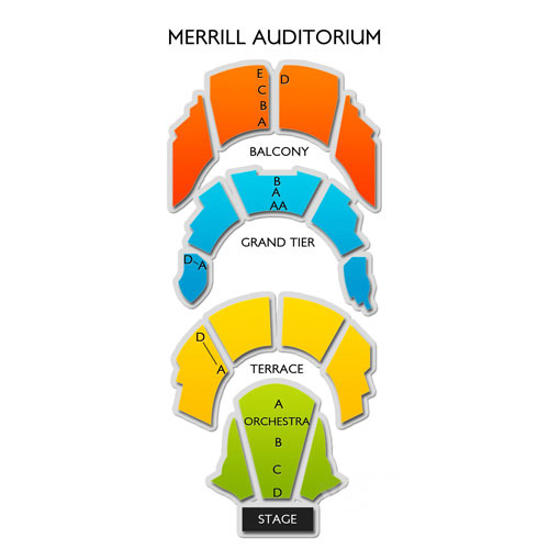 Merrill Auditorium Seating Chart