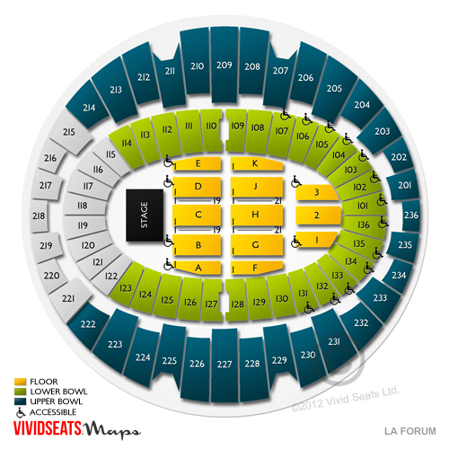 L.A. Forum Tickets L.A. Forum Information L.A. Forum Seating Chart