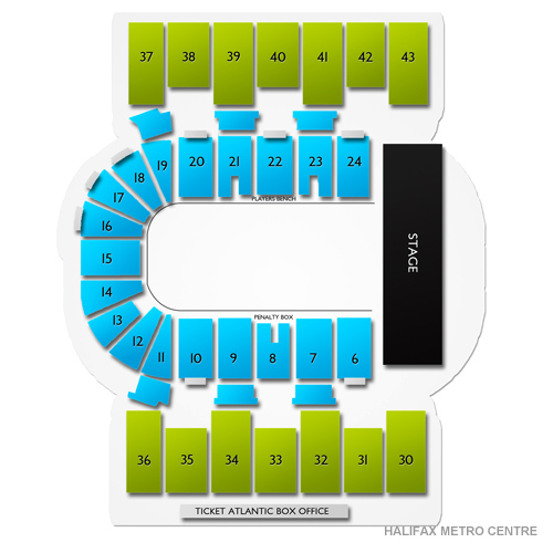 Scotiabank Centre Venue Map