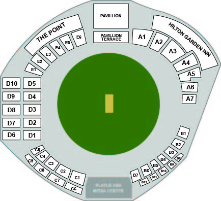 Emirates Old Trafford Cricket Ground Venue Map