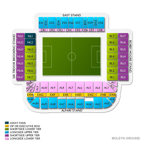 Boleyn Ground Seating Chart | Vivid Seats