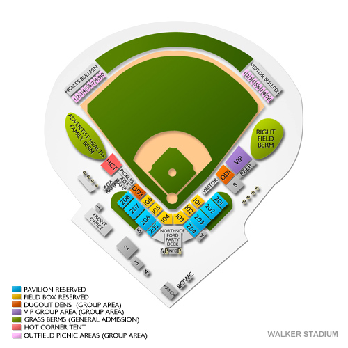 Walker Stadium Seating Chart
