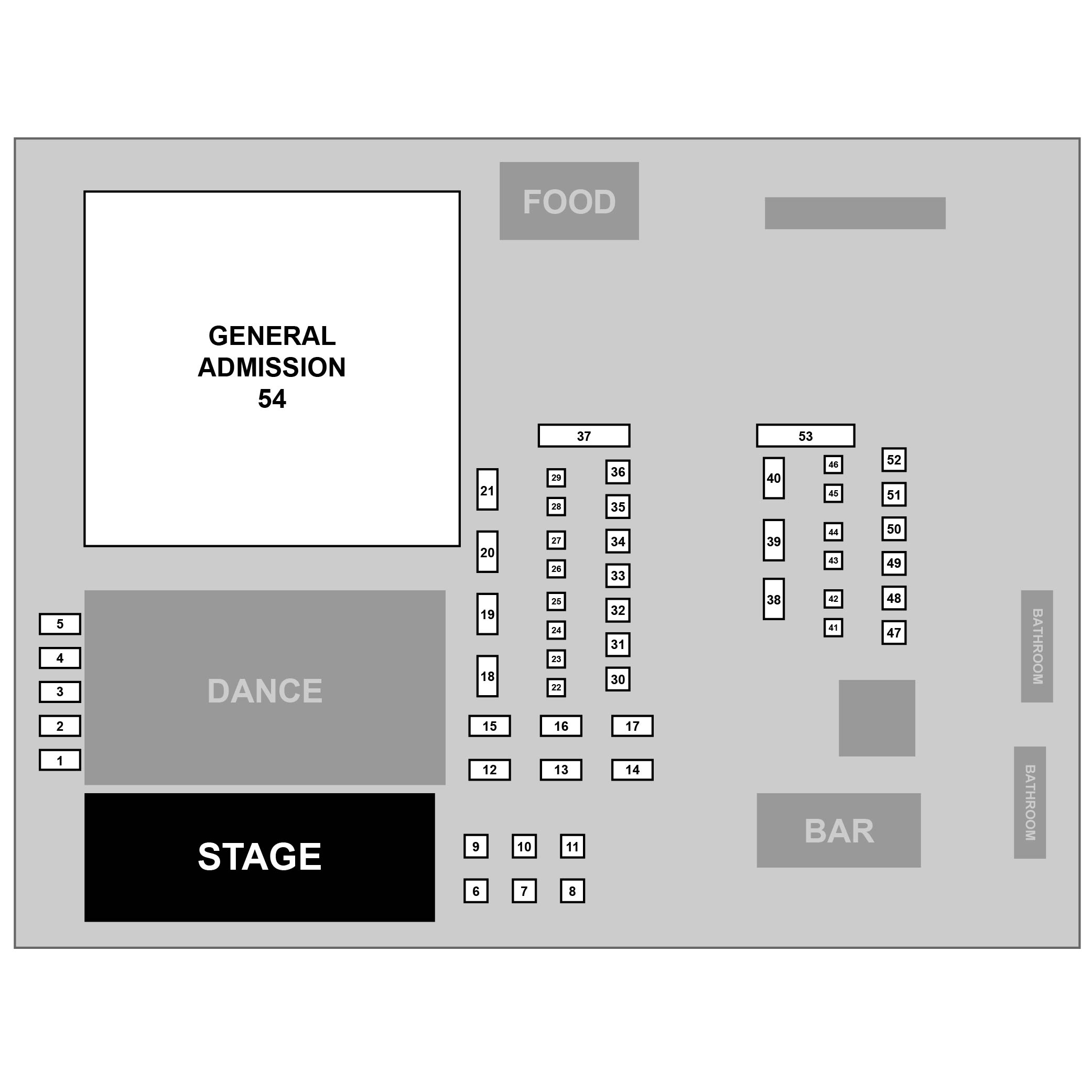 Roadhouse at The Mill Venue Map